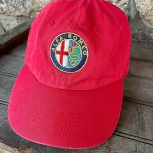 Alfa Romeo Red Baseball Cap